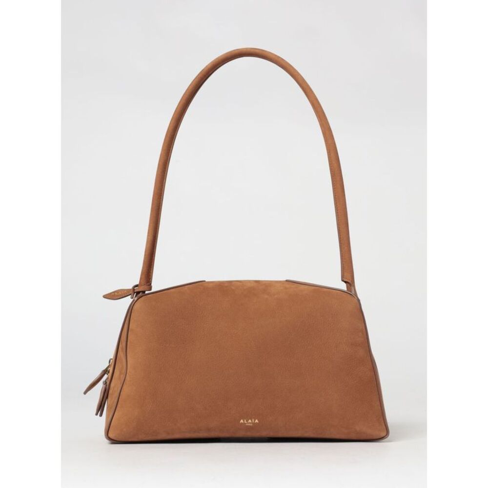 Alaia Shoulder Bag Woman Cocoa